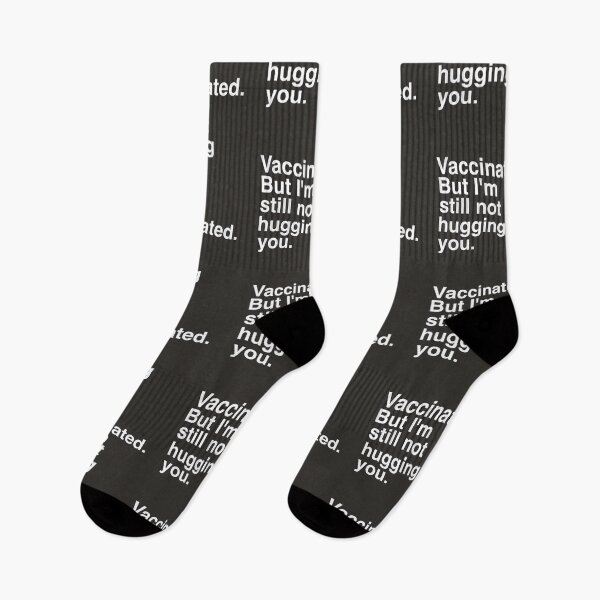 Item preview, VACCINATED BUT STILL NOT HUGGING YOU designed and sold by aydapadi.