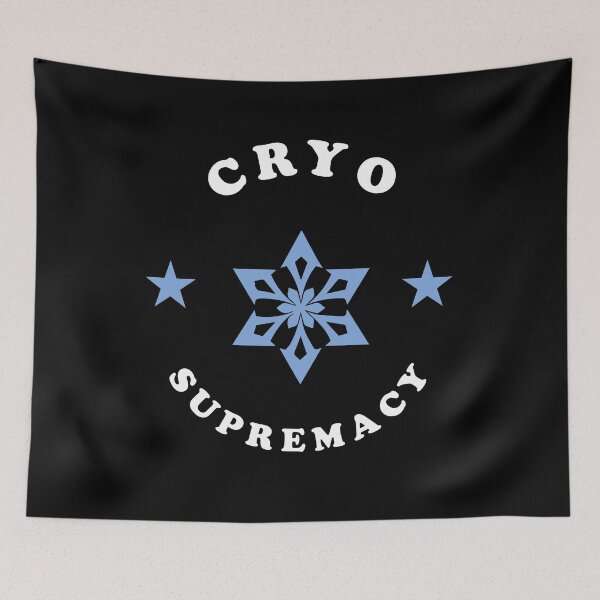 Aperçu de l'œuvre Cryo suprématie sombre - Genshin Impact créée et vendue par Morcawork.