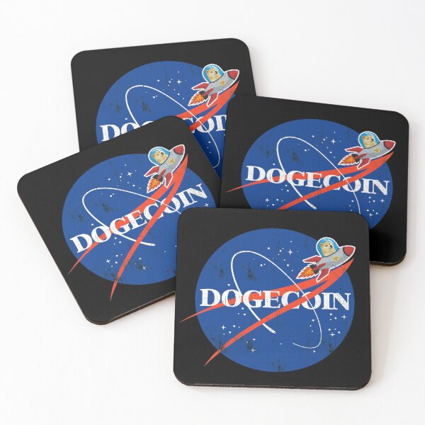 Item preview, Dogecoin NASA parody - Vintage Style designed and sold by DzineMon.