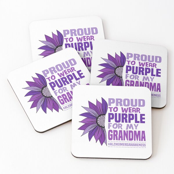 Item preview, Proud To Wear Purple For My Grandma Alzheimer’s Awareness designed and sold by Dan66.