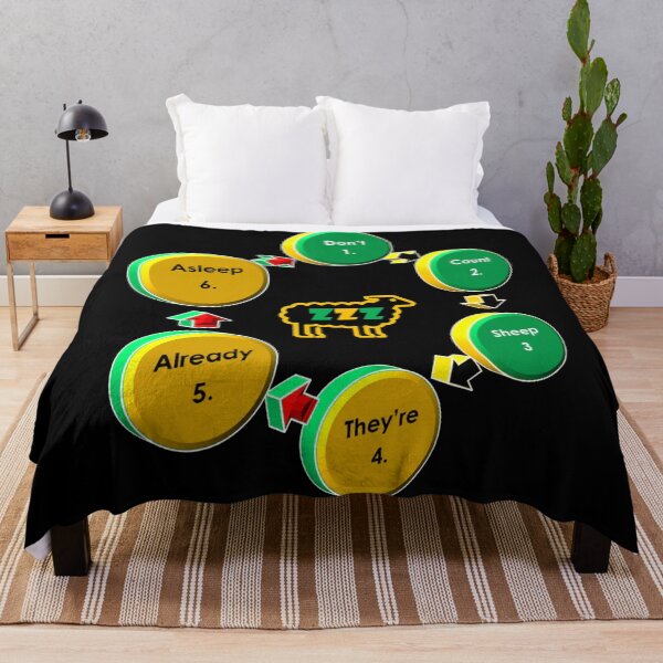 Item preview, Don't Count Sheep, They're Already Asleep designed and sold by Boakes-Digital.