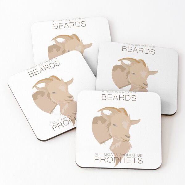 Item preview, Funny Bearded Goat quote designed and sold by wayoflife0611.