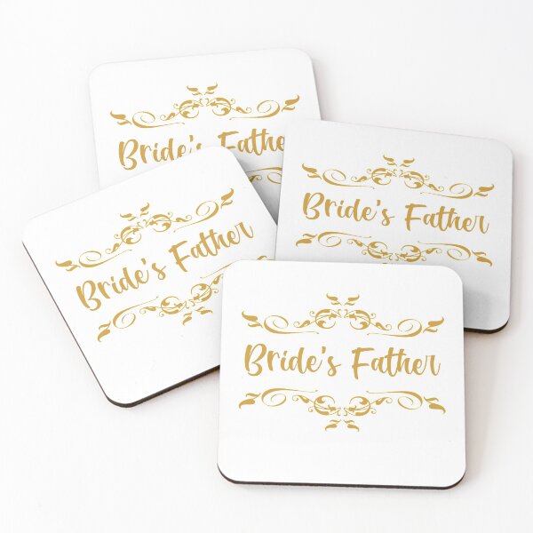 Item preview, wedding party - father of the bride in gold designed and sold by sandpiperstudio.