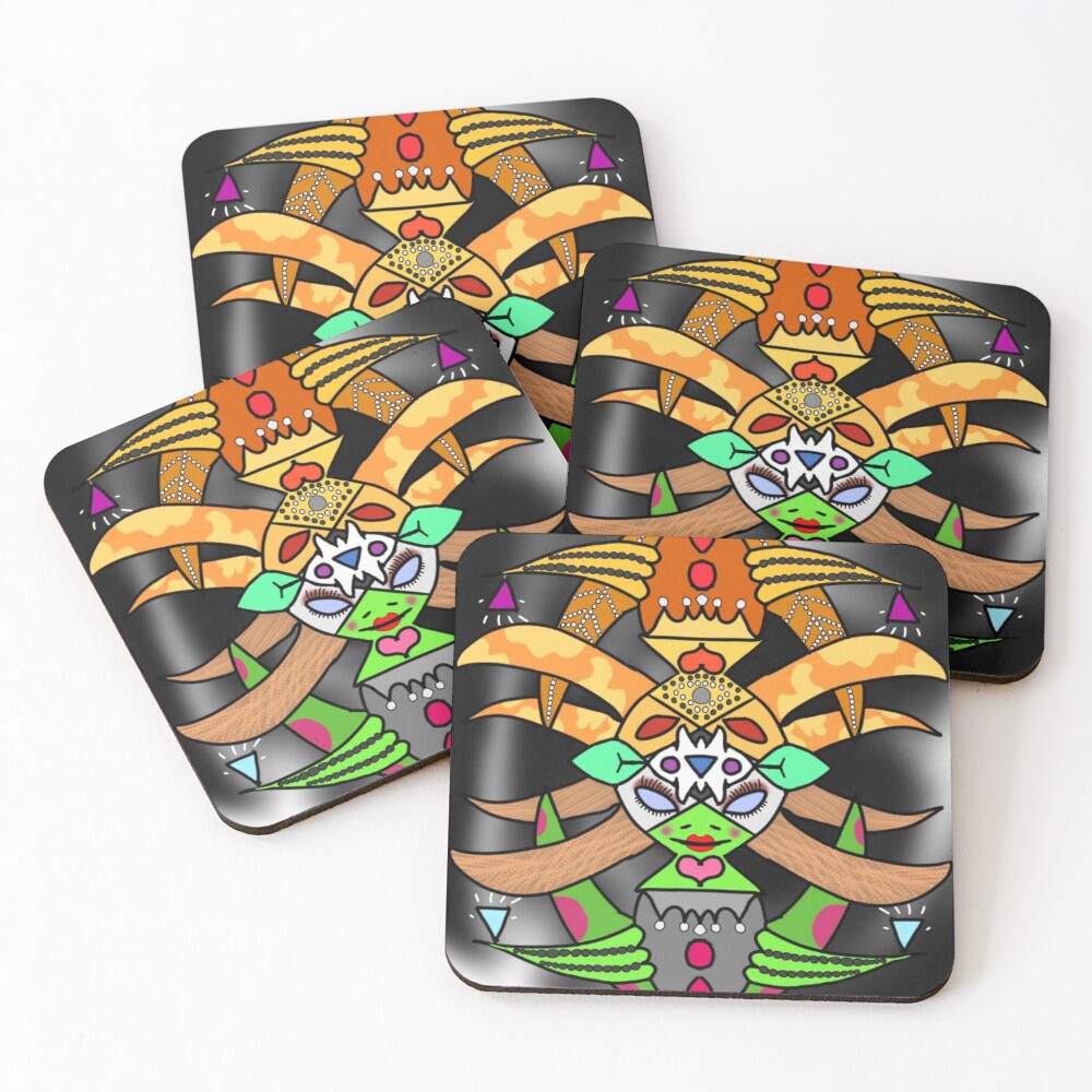 Item preview, Coasters (Set of 4) designed and sold by DrawerofStuff.