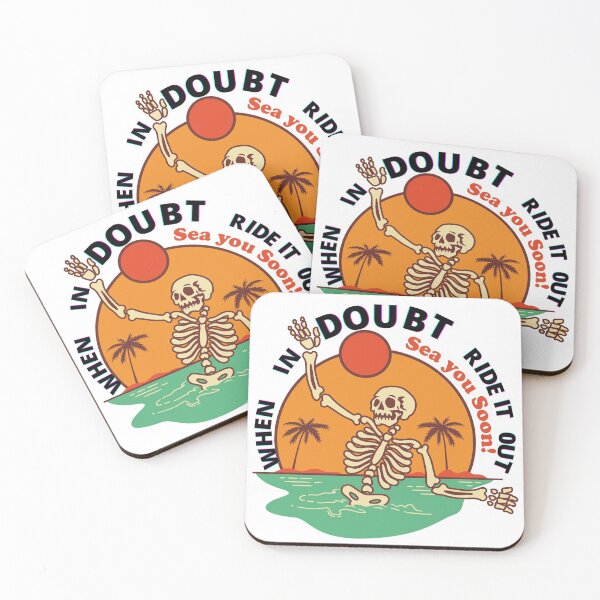Item preview, Cool Skull's Design 42 - When In Doubt, Ride It Out! designed and sold by ibnujusup.
