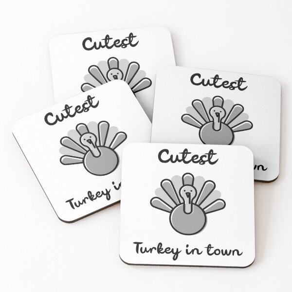 Item preview, Cutest Turkey in Town. Funny Thanksgiving Design. designed and sold by That Cheeky Tee.