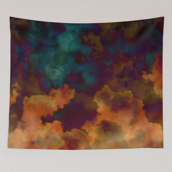 Item preview, Fire Red and Orange Clouds designed and sold by subidesigns.