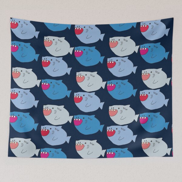 Item preview, shark triple designed and sold by Veki5.