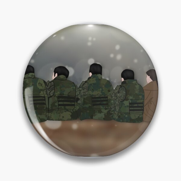 Item preview, Crash Landing On You Squad Sticker designed and sold by cinxart.