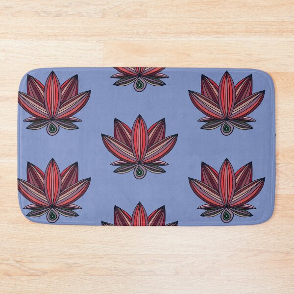 Item preview, Red Lotus design in pastel background  designed and sold by Eve :).