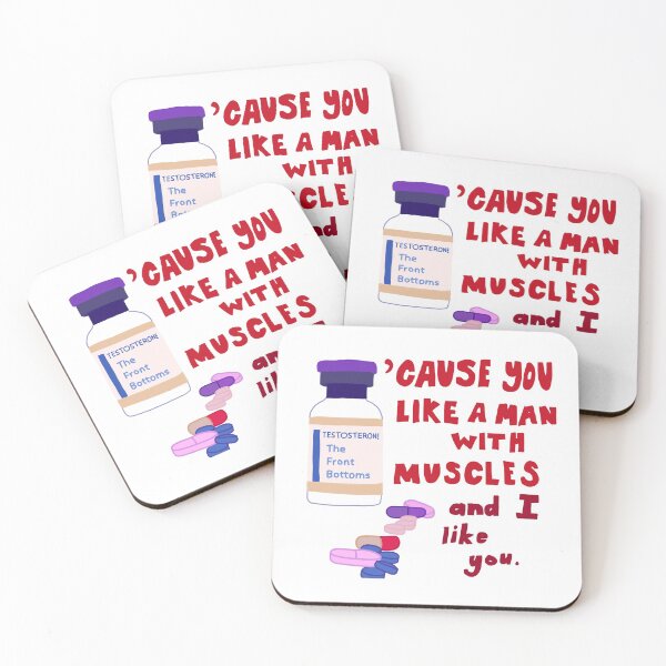 Item preview, 'Cause You Like a Man with Muscles - The Front Bottoms, Purple designed and sold by karolinas419.