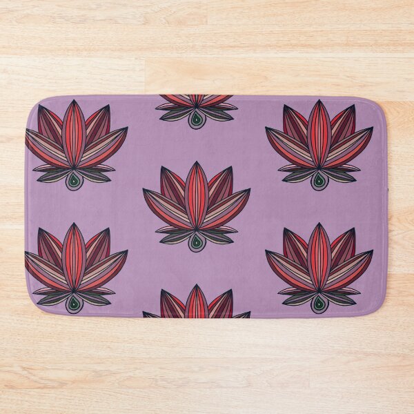 Item preview, Red Lotus design in pastel background  designed and sold by Eve :).