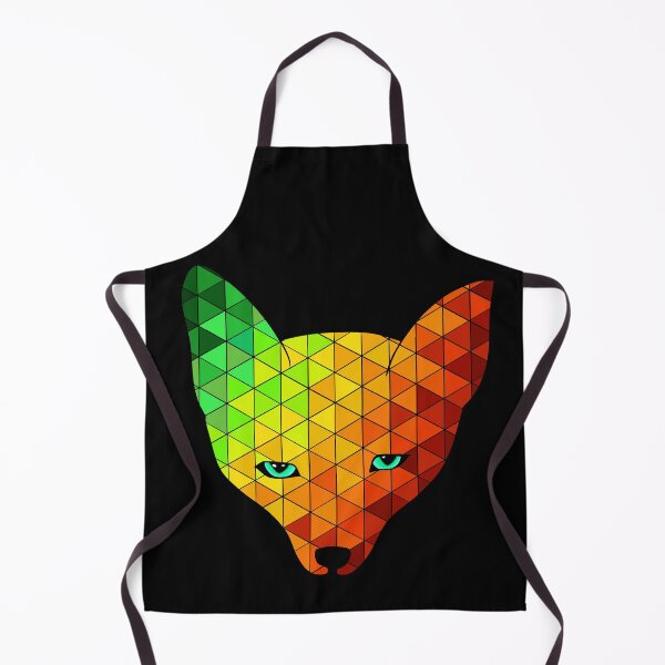 Item preview, Geometric red ombré fox designed and sold by inkyclovers.