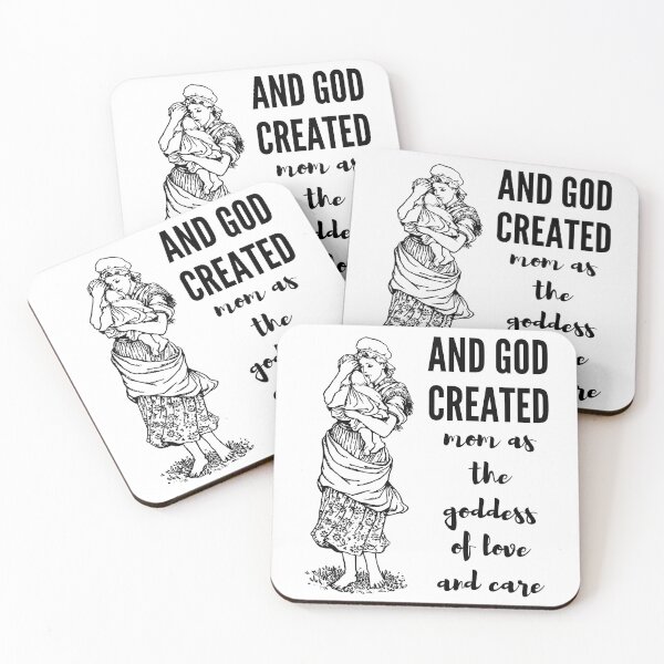 Item preview, And God Created Mom as the Goddess of Love and Care designed and sold by Vicky021.