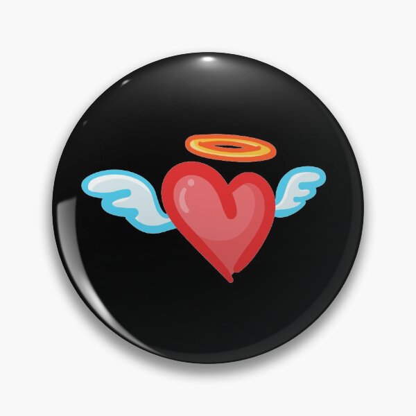 Item preview, Heart with wings, heart motif, funny gift idea, fun designed and sold by ThommyBLN.