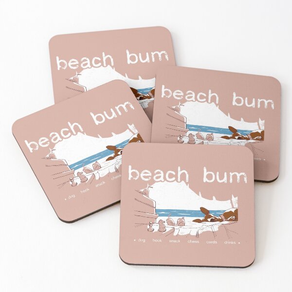 Item preview, Our beach bum list: snack, drink, chess, cards, and a dog designed and sold by martodesign.