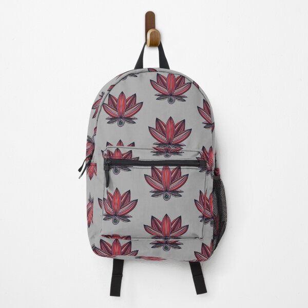 Item preview, Red Lotus design in grey background designed and sold by Eve :).