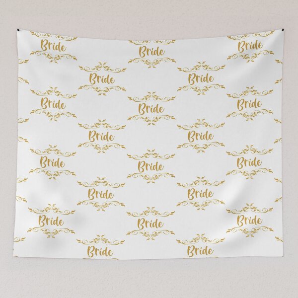 Item preview, wedding party -bride in gold designed and sold by sandpiperstudio.