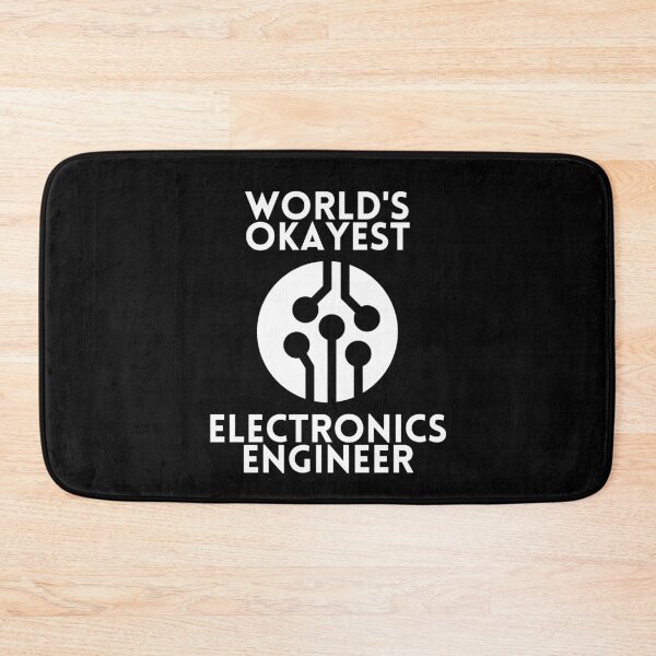 Item preview, World's Okayest Electronics Engineer designed and sold by ladylaughprints.