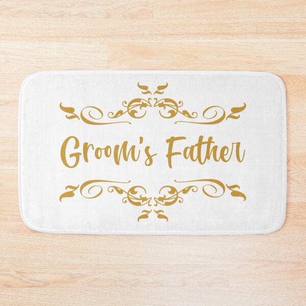 Item preview, wedding party - father of the groom in gold designed and sold by sandpiperstudio.