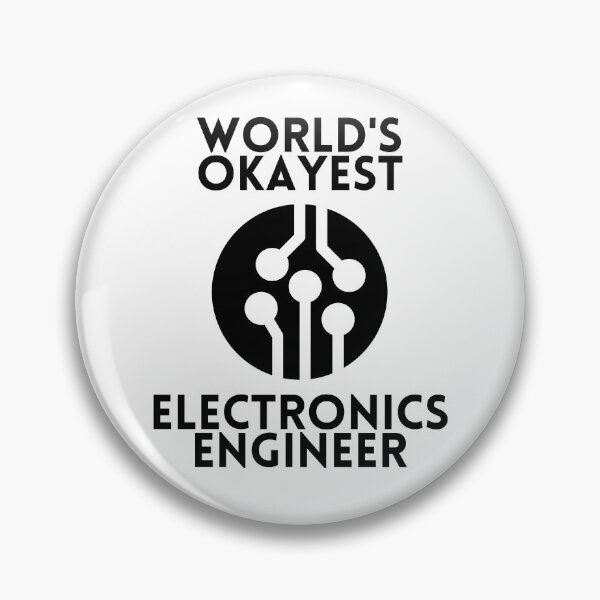 Item preview, World's Okayest Electronics Engineer designed and sold by ladylaughprints.