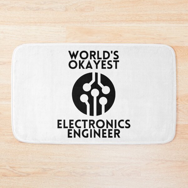 Item preview, World's Okayest Electronics Engineer designed and sold by ladylaughprints.