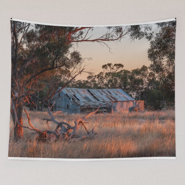 Item preview, Old shed at sunrise designed and sold by iansmissenphoto.