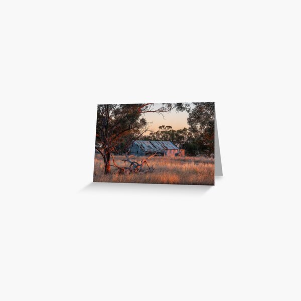 Item preview, Old shed at sunrise designed and sold by iansmissenphoto.