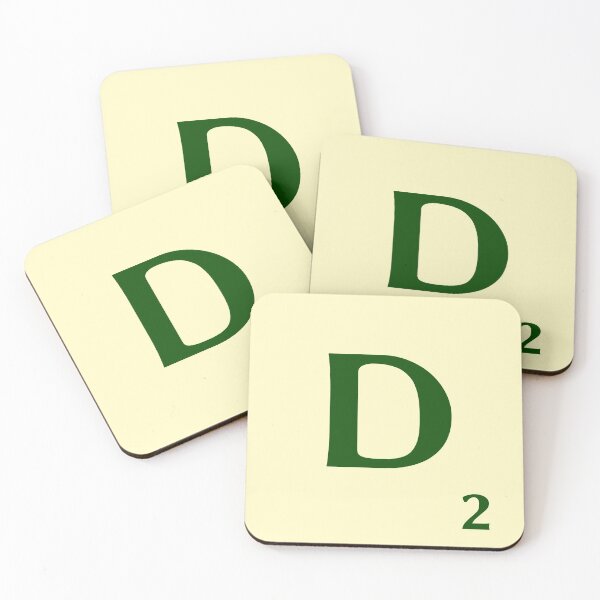 Item preview, Ficha de Scrabble de la D de 2 puntos designed and sold by fgrdisseny.