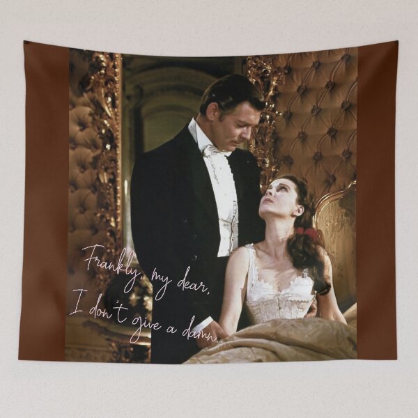 Item preview, Gone with the wind movie iconic quote  designed and sold by prettyfemme.