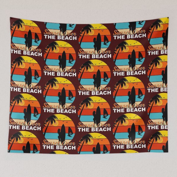 Item preview, Sunset over the beach designed and sold by AnveeBubbles.
