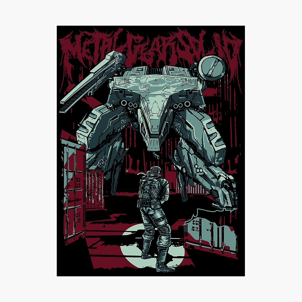 Poster for Sale mit Metal Gear Solid Fan Art.-Nr. von Moth Punch |  Redbubble