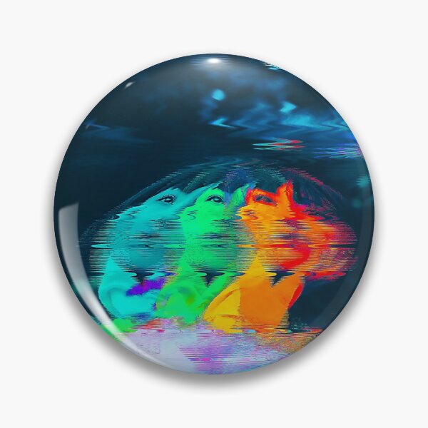 Item preview, Trippy Psychedelic Japanese Girl Glitch Art designed and sold by glitchhub.