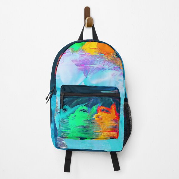 Item preview, Trippy Psychedelic Japanese Girl Glitch Art designed and sold by glitchhub.