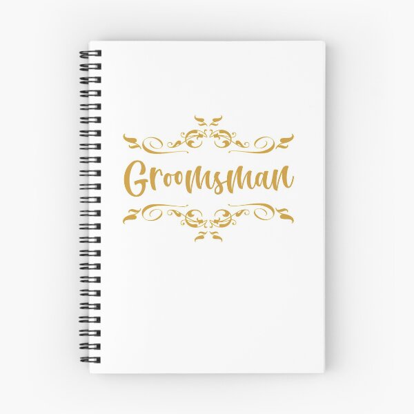 Item preview, wedding party- groomsman in gold designed and sold by sandpiperstudio.