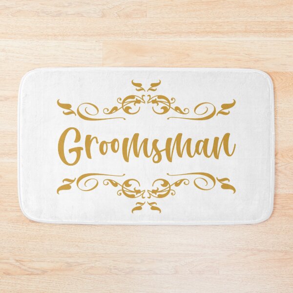 Item preview, wedding party- groomsman in gold designed and sold by sandpiperstudio.