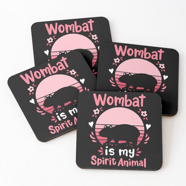 Item preview, Wombat Spirit Animal Wombat Lover Retro designed and sold by CreativeGiftShp.
