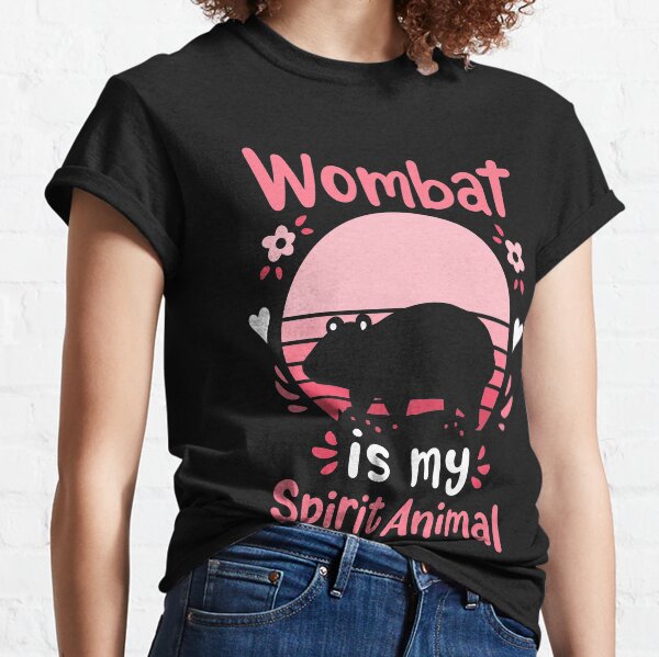 Wombat Spirit Animal Wombat Lover Retro Classic T-Shirt