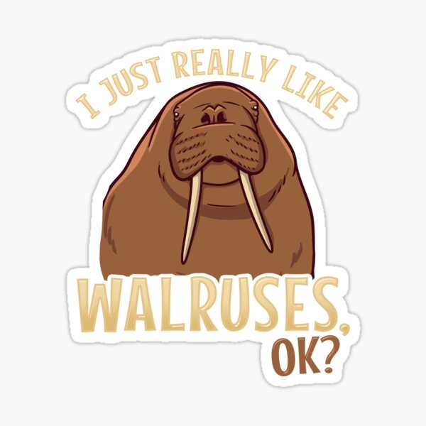 Item preview, Walrus Walruses Walrus Lover designed and sold by CreativeGiftShp.
