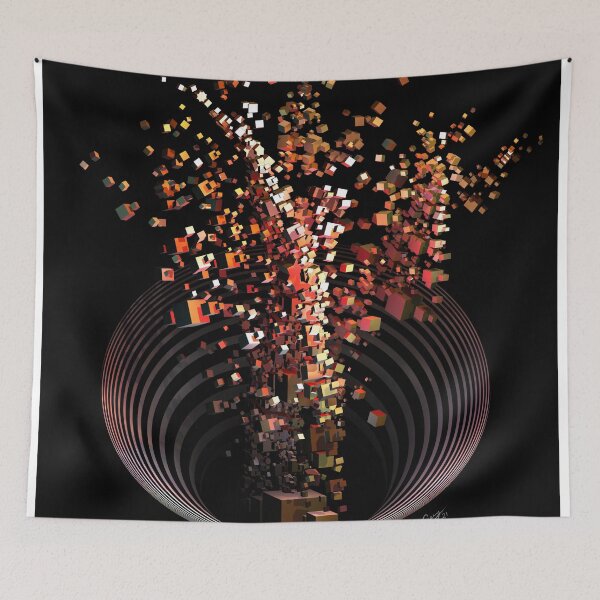 Item preview, Cube Emergence - Fine Art Print designed and sold by khals1.