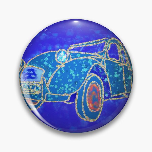Item preview, 2cv blue background designed and sold by jyt1956.