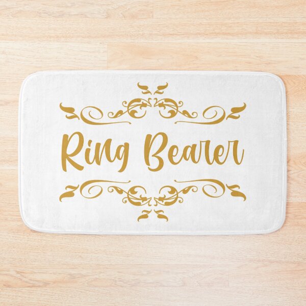 Item preview, wedding party - ring bearer in gold designed and sold by sandpiperstudio.