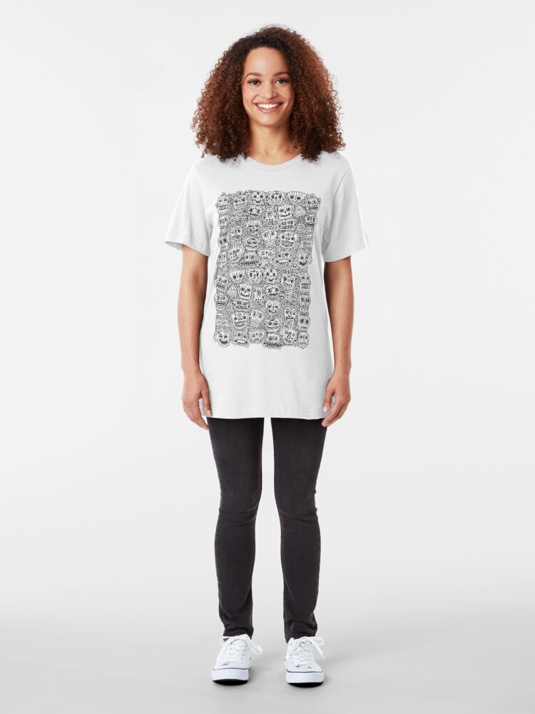 Alternate view of Oodles of Doodles Slim Fit T-Shirt