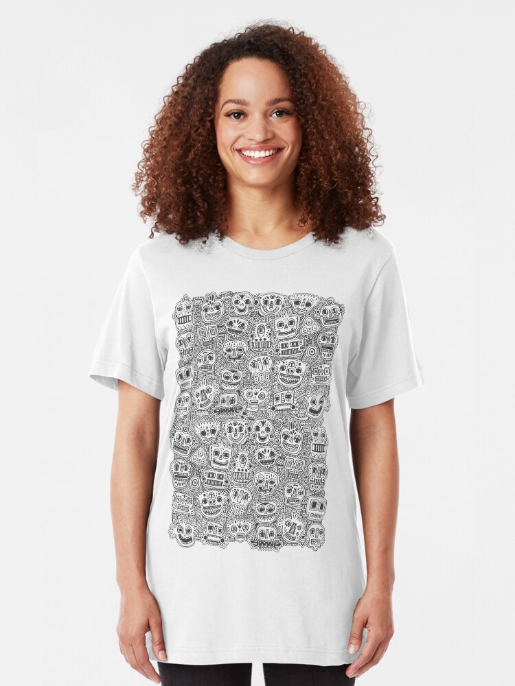 Alternate view of Oodles of Doodles Slim Fit T-Shirt