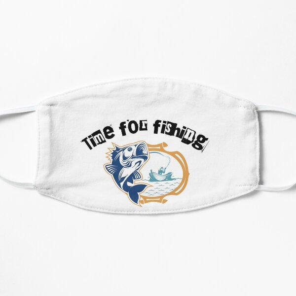 Time for fishing Flat Mask