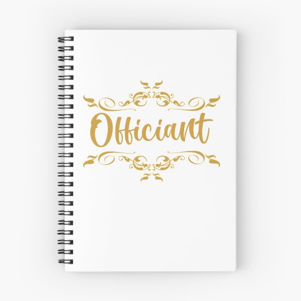 Item preview, wedding party - officiant in gold designed and sold by sandpiperstudio.