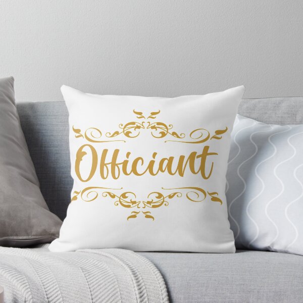 Item preview, wedding party - officiant in gold designed and sold by sandpiperstudio.