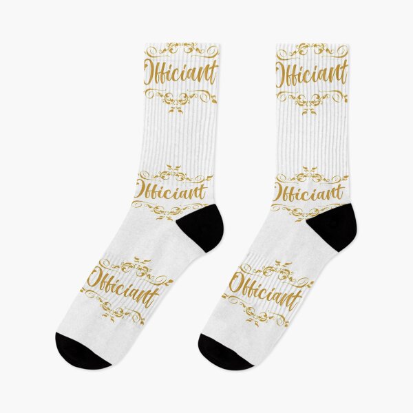 Item preview, wedding party - officiant in gold designed and sold by sandpiperstudio.