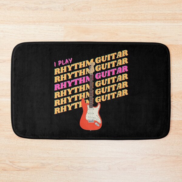 Artikelvorschau, Ich spiele Rhythmusgitarre Fiesta Red Guitar entworfen und verkauft von nightsworthy.