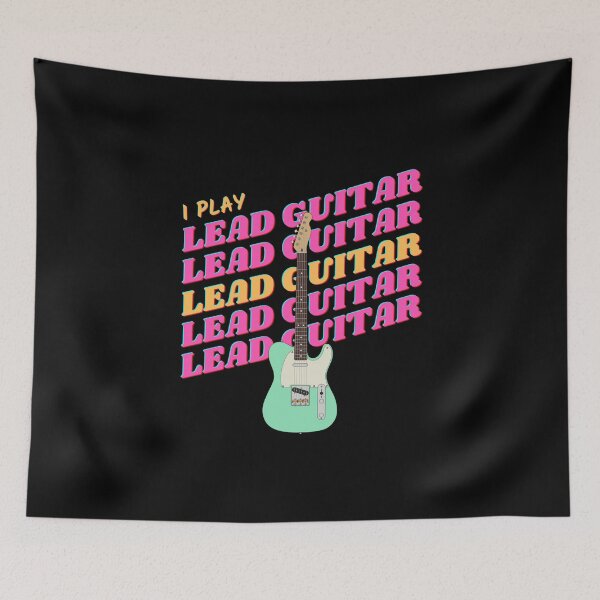 Artikelvorschau, Ich spiele Leadgitarre Surf Green Guitar entworfen und verkauft von nightsworthy.